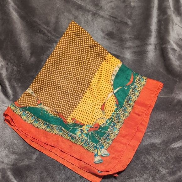 Colorful Patterned Scarf - Picture 1 of 4